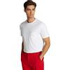Tommy Hilfiger Uomo T-Shirt Maniche Corte Essential con Taschino sul Petto, Bianco (White), S