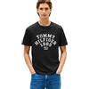 Tommy Hilfiger Uomo T-Shirt Maniche Corte Archive con Logo Grande, Nero (Black), M