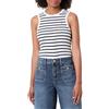 Tommy Hilfiger Canotta da Donna Slim Cody C-Nk WW0WW47806, Blu, XS