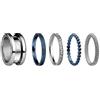 BERING Arctic Symphony Collection Symphony-Set-A 8 - Anello da donna in acciaio inox, finitura lucida, color argento