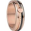 BERING Arctic Symphony Collection Moselle 9 - Anello da donna in acciaio inox, finitura lucida, color oro rosa