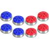 8 Pieces Puck Shuffleboard a Loto Design Floreale Dischi Metallici Shuffleboard