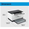 HP INC STAMP LAS B/N A4 USB/LAN F/R 28PPM HP LASERJET M207DW - 8J9K9F#B19