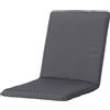 MADISON - Cuscino per sedia Impilabile Serie Panama Grigio 97x49 cm