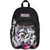 Seven Zaino Scuola Dual PLUMPY LINE GIRL, Doppio Scomparto, Grigio, 32L, Multifunzione, Tasca attrezzata, Tasca laterale porta borraccia, Scomparto porta pc, Scuola media e superiore, Bambina, Ragazza