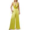 ELISABETTA FRANCHI TUTA IN CREPE FLUIDO CON ACCESSORIO REGGISENO - TU02042E2 - cedro