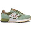 SUN 68 SNEAKERS JAKI 2.0 BICOLOR - Z36116 - verde salvia