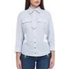 ELISABETTA FRANCHI CAMICIA IN COTONE CON CRAVATTINO OXFORD - CA13261E2 - oxford