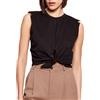 ELISABETTA FRANCHI T-SHIRT IN JERSEY CON NODO - MA01161E2 - nero