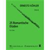 Editions Salabert 25 Romantische Etüden: mittelschwer im modernen Stil. op. 66. flute.