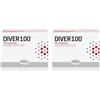 Colonir OMEGA PHARMA Diver 100 20 Compresse Deglutibili - 29 g (Confezione da 2)
