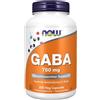 NOW Foods GABA, 750mg - 200 vcaps
