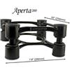ISOACOUSTICS APERTA 200 COPPIA DISACCOPPIATORI BLACK NUOVI