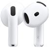 Apple Auricolari AirPods 4 2024 + Cust.Ric. USB-C (ANC) MXP93ZM/A