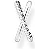 Thomas Sabo Ear cuff da donna con palline in oro doppio, argento sterling 925