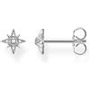 Thomas Sabo Orecchini singoli da donna stella oro, argento sterling 925