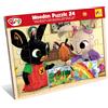 LISCIANI Bing puzzle in legno 24 pezzi - display da 6, apprendimento e divertimento