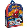 Spiderman, LISCIANI Spider-Man Super Game Travel & Card Game - Zaino con Gioco da Tavolo e Carte