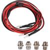 VGEBY Fari RC, Luci per Auto Modello con Telecomando Universale da 3 Mm a Prestazioni Stabili a LED Accessori per modellini di Auto Accessori per Modelli di Auto