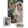 Solarix Puzzle Personalizzato Con Foto, 60/120/200/500/1000 Pezzi, Regalo In Legno Con Immagine, Per Festa Del Papà, Bambini, Natale, Matrimonio, Compleanno E Famiglia (Stile 2)