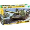 ZVEZDA 500783688 - 1:35 SU-100 Soviet tank destroyer WWII, modellismo, modellismo, costruzione, hobby, artigianato, kit in plastica, non verniciato