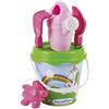 Ecoiffier Giocattoli Ecoiffier 687 - Secchio decorato con unicorno, 17 cm, gioco da spiaggia per bambini, a partire dai 18 mesi, prodotto in Francia