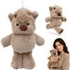 HBSFBH Mucca Morbido Peluche, Peluche Highland Cow, Peluche Che Corre, Running Cow Plush, Peluche Che Corre Cartoon, Bambola Da Vitello Che C0rre, P-eluche Vitello C0rsa, Regalo per Fan e Famiglia (G)