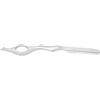 Brrnoo Rasoio professionale per capelli, ergonomico, in acciaio inossidabile, unisex, argento, per uso domestico e professionale