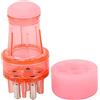 Brrnoo Pettine Applicatore Manuale del Cuoio Capelluto, Applicatore di Olio per Capelli per la Testa del Cuoio Capelluto Medicinale, Flacone Applicatore per Pettine per la Radice dei (Rosa)