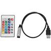 NITRIP 5-24V 24 Tasti RGB LED Light Strip Telecomando Wireless USB 6A Lampada Effetto IR Controller(0.5 m)