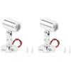 Yanmis Mini faretti, 2 pezzi in lega di alluminio DC 12 V LED luce calda, faretti per esposizione gioielli ingresso (luce calda), Yanmisvakc8bdoz9-12