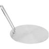Tomotato Diffusore di Calore, Piastra in Acciaio Inox per Cottura Lenta e Uniforme con Manico Rimovibile, 20cm, per Fornelli a Gas e Induzione