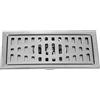 Ftvogue Rettangolo Acciaio Inossidabile Anti-Odore Scarico a Pavimento 20x10cm - Bagno Doccia Piastrina Piano Griglia Anti-intasamento Con Rivestimento