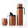 BALIBETOV Set Yerba Mate Completo con Tazza Mate, Thermos, Contenitore Yerba (Yerbero), Bombilla e Spazzola per Pulizia - Kit in Acciaio Inossidabile 304 18/8 a Doppia Parete - Accessori per Mate