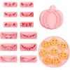 VYZUTR Set di 14 formine per Biscotti di Halloween, in plastica 3D, pressabili, a Forma di Zucca, per Halloween, Decorazioni per Feste di Halloween