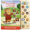 Cottage Door Press Daniel Tiger Big Book of Firsts for Toddlers: Let's Try New Things Together Includes Stories & Songs about the First Day of School, First Haircut, First Dentist Visit, and More!: 5 Stories & 5 Songs