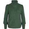 Vila Women's VILOU New Rollneck L/S Knit Top/Vol Pullover, Pineneedle, XS, Ago di Pino, XS