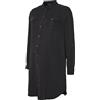 VERO MODA Vmmsigga LS Short Dress Blck Ga Noos da Donna, Nero, L