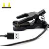BBASILIYSD Universale 2-Pin 4mm Smart Watch Charger Smartwatch Braccialetto Intelligente Wristband Backup Chargers Cable Clip Tipo di Ricarica USB