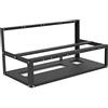 CeFoney Steel Open Air Miner Mining Frame Rig, Mining Rig Frame Case supporto per schede grafiche 6 GPU rack Miner computer impilabile