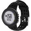 ASHATA Cinturino da Polso, Cinturino da Polso Smartwatch, Cinturino da Polso Smartwatch in Gomma Siliconica per M1 M2 M4 M5 (Nero)