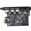 Goshyda Scheda PCIe A USB 3.2 Scheda di Espansione PCIe A 5 Porte USB Tipo A da 20 Gbps 3 per PC Desktop