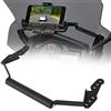 Ymiko Staffa di Navigazione per Moto Supporto per Telefono GPS Estensione per Prolunga Manubrio per Parabrezza Moto Fit for V‑Strom DL650 DL1000 2014‑2020