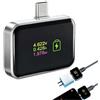 Generic Adattatore di ricarica USB-C da 140 W, adattatore di ricarica con disconnessione automatica, adattatore di ricarica intelligente AI, disconnessione fisica per prevenzione del sovraccarico, plug and