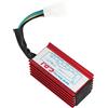 Ymiko Modulo unità di Controllo a 5 Pin Ad Alte Prestazioni Racing CDI Box per Quad Go Kart Pit Dirt Bike Moto ATV Scooter Motore Orizzontale, Rosso