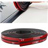 HIAHXC Striscia di tenuta in gomma da 4 m, striscia di tenuta per auto a forma di T, guarnizione per auto, guarnizione per finestrini auto, striscia di tenuta per parabrezza (14mm)