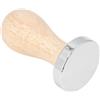 Mimdixy Tamper caffè, 49 mm in acciaio inossidabile espresso manomissione con manico in legno per caffè caffè