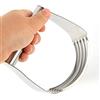 Haofy Frusta manuale per impasto, in acciaio inox, con manico antiscivolo, strumenti professionali per miscelare farina, panna, pane, pasticceria, burro, frutta, biscotti