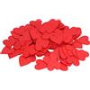 Generic Superficie LucidaEcologici, Durevoli, Ampia Applicazione, Etichette in Legno, Ideali per Regali Fai da Te, 100 Cuori in Legno con Foro Crafts