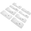 Cocoarm 8 Pezzi Guida per Righello per Magliette per Allineamento Vinile e Spazi Vuoti per Sublimazione Forniture per Cucito Artigianali Accessori Strumenti per Pressa di (Righello